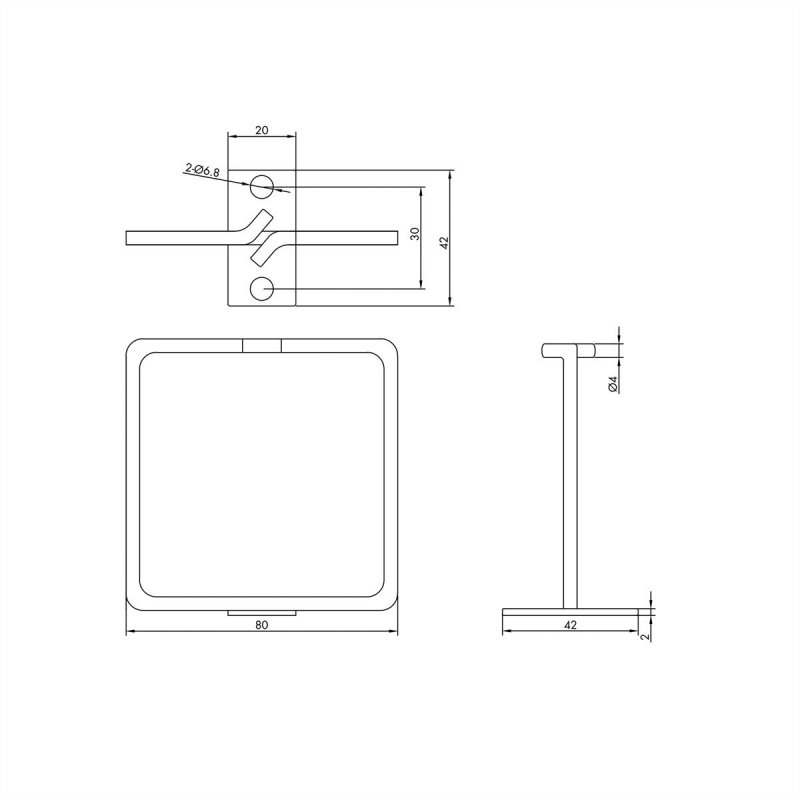 ROLINE 26.30.0017 cable organizer Rack Cable hook Silver 1 pc(s)