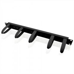 Value 26990346 Rack Cable holder Black 1 pc(s)