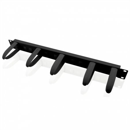 Value 26990346 Rack Cable holder Black 1 pc(s)