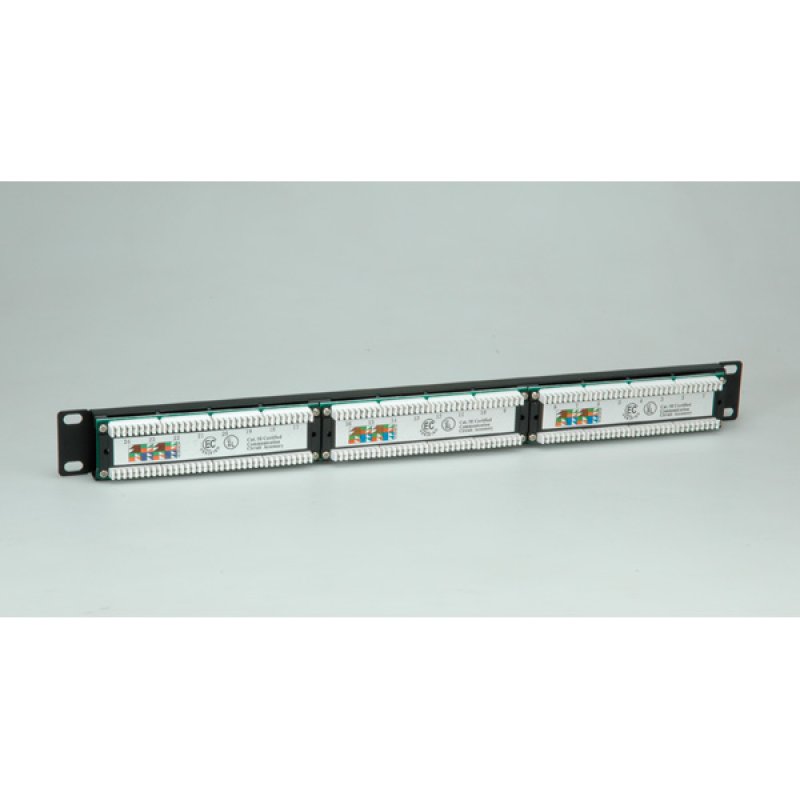 Value Cat.5e 19" Patch Panel, 24 Ports, UTP black