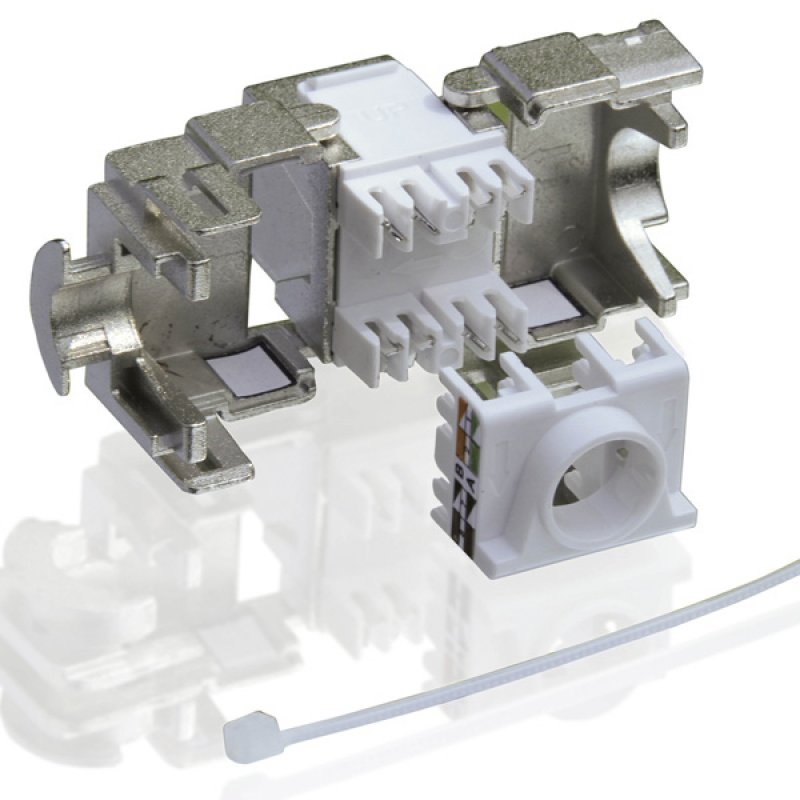 Value Keystone Cat.6a, RJ-45, blindé, sans outil