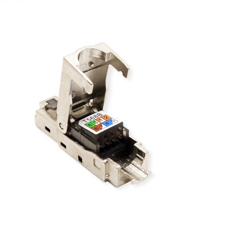 Value 26.99.0373 connecteur de fils RJ-45 Argent