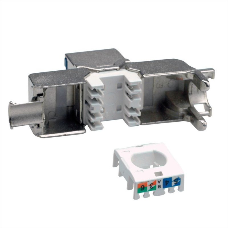 VALUE Keystone Cat6A/Cl.EA, RJ45, blindé, sans outil