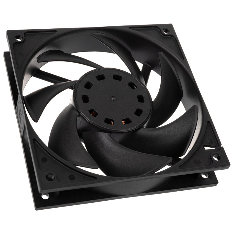 Ventilateur EK Water Blocks compatible EK-Vardar EVO 120ER BB PWM - 2200 U/min, Noir