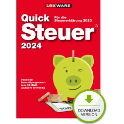 Lexware QuickSteuer 2024 Retour d'impôts 1 licence(s) 1 année(s)