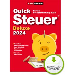 Lexware QuickSteuer Deluxe 2024 Retour d'impôts 1 licence(s) 1 année(s)