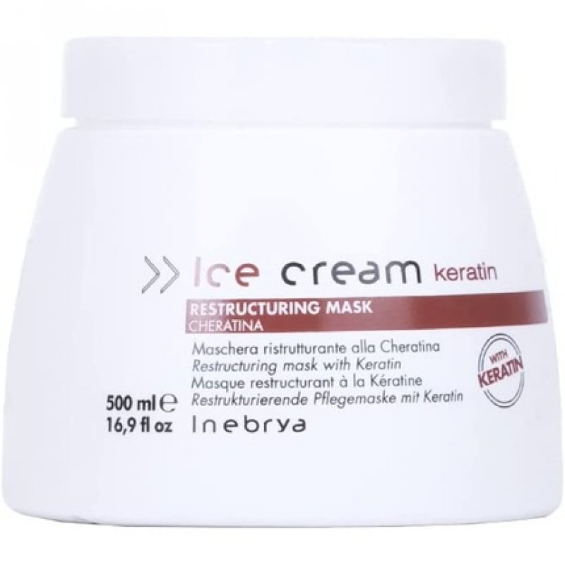 MASCARILLA REESTRUCTURANTE KERATIN 500ML NEW INEBRYA