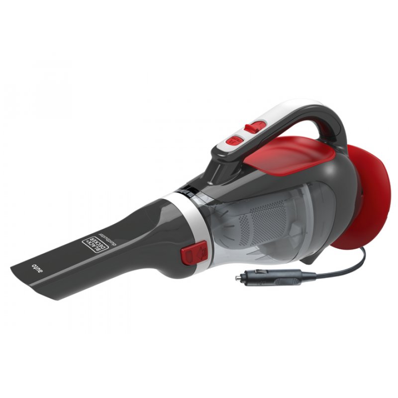 Black & Decker ADV1200 aspirateur de table Gris, Rouge Sans sac