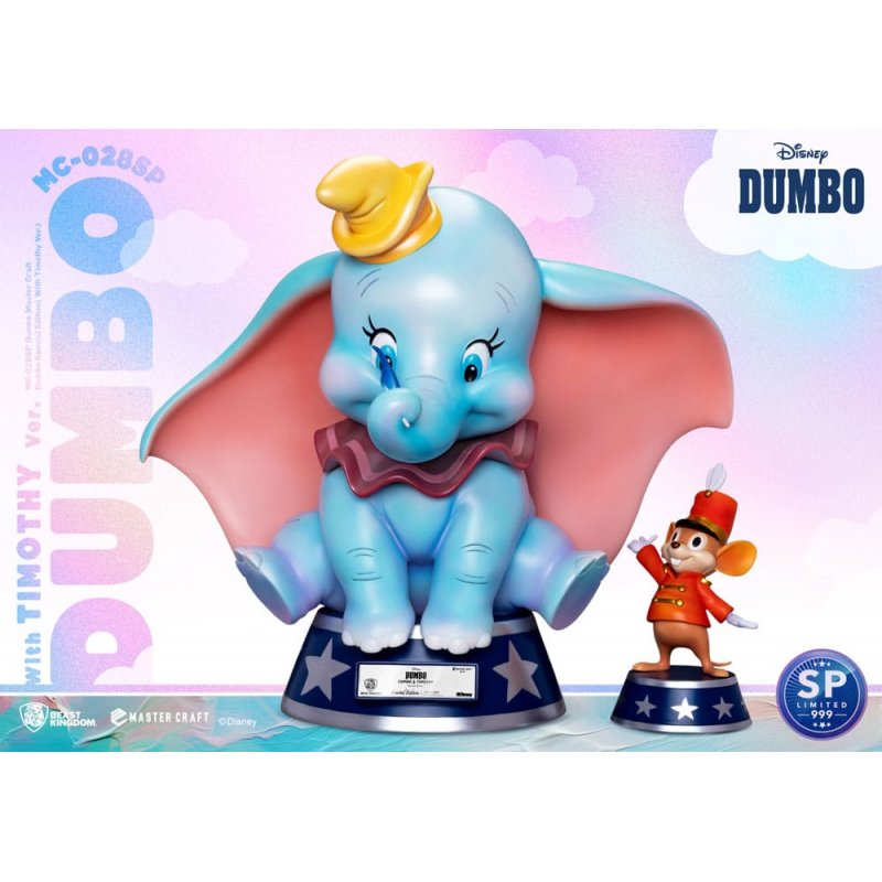 Dumbo statuette Master Craft Dumbo Special Edition (With Timothy Version) 32 cm