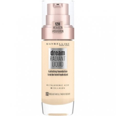 Maybelline compatible - Dream Radiant Liquid Foundation - 1 Natural Ivory