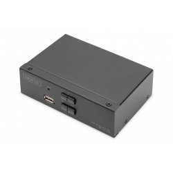 Digitus Commutateur KVM, 2x1 (DP, DP Out, USB)