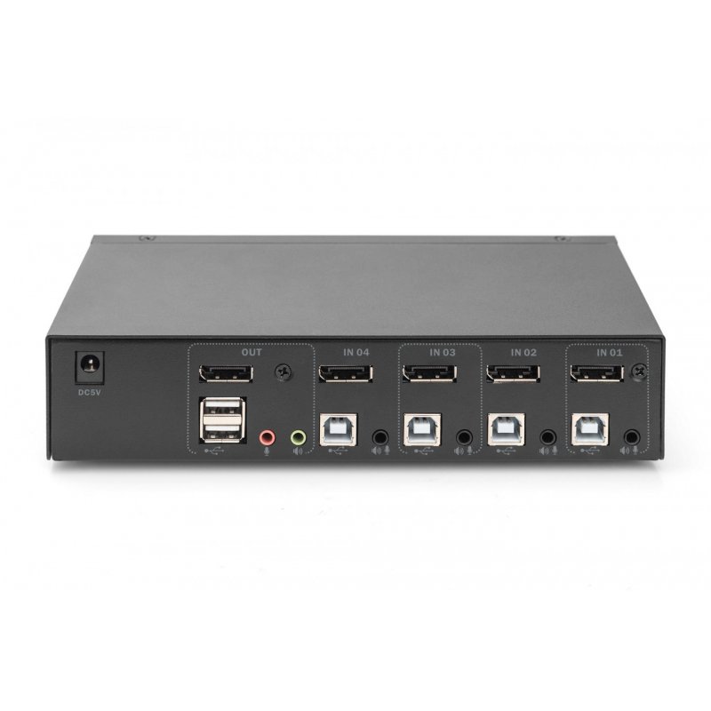 Switch Digitus KVM 4x1 DP, DP Out,USB 4xSp./Micro