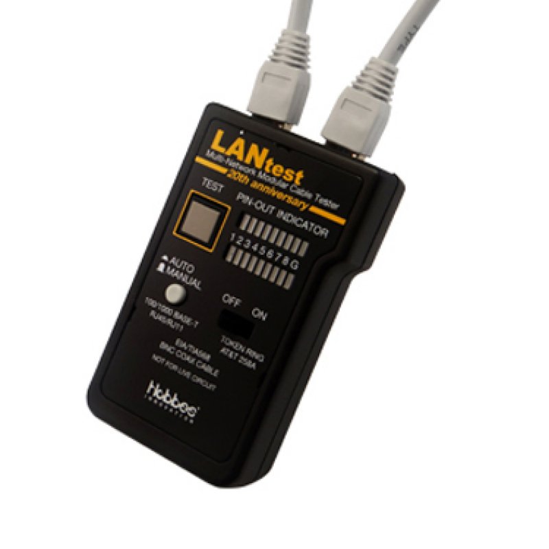HOBBES LANtest Twisted pair cable tester Black