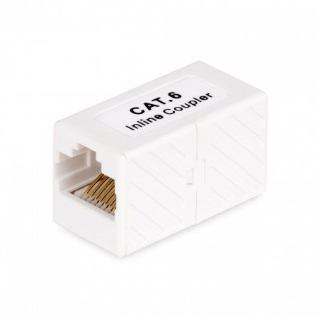 StarTech.com RJ45 Coupler, Inline Cat6 Coupler, Female to Female (F/F) T568 Connector, Unshielded Ethernet Cable