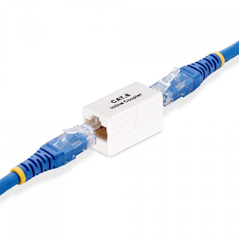 StarTech.com Coupleur RJ45, Connecteur Cat6 en Ligne, Adaptateur T568 Femelle à Femelle (F/F) - Raccord/Connecteur