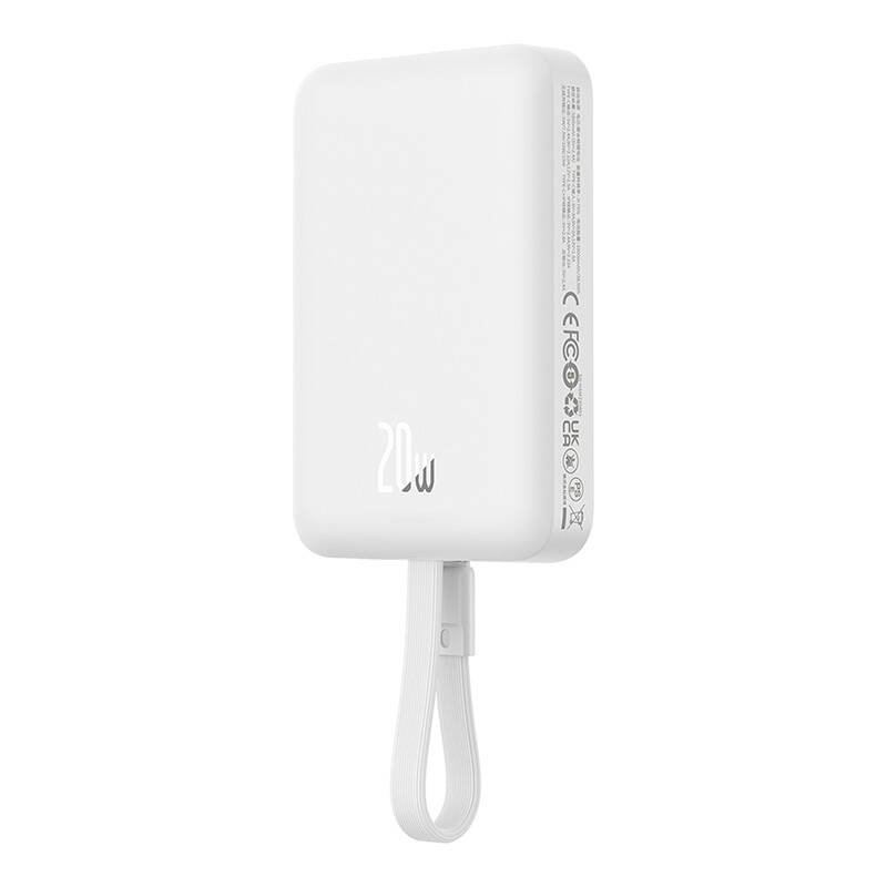 Powerbank Baseus Magnetic Mini 10000mAh 20W MagSafe (white)