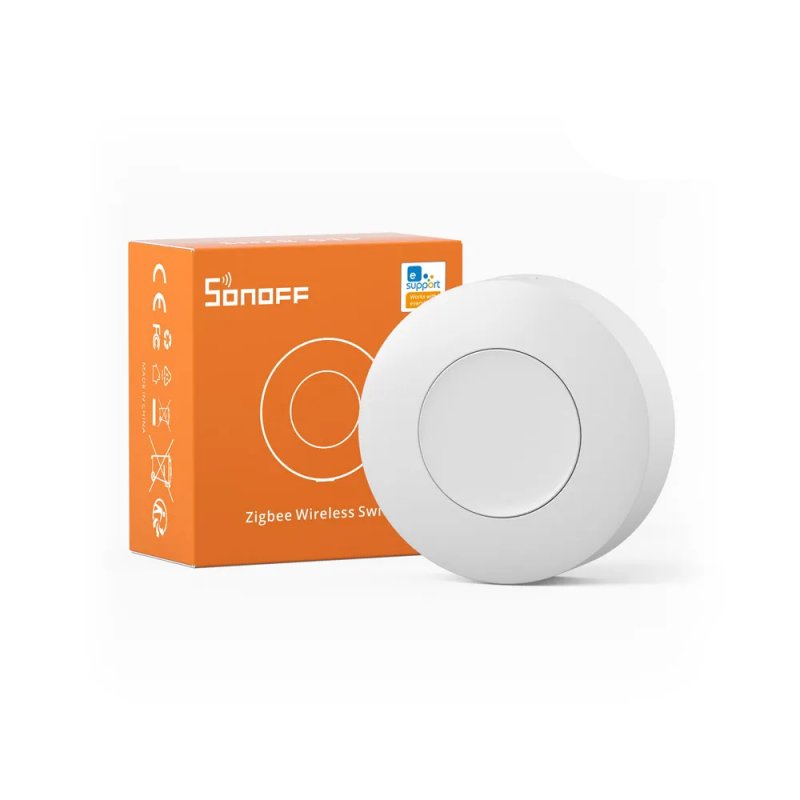 Smart Zigbee Wireless Switch Sonoff SNZB-01P (round)