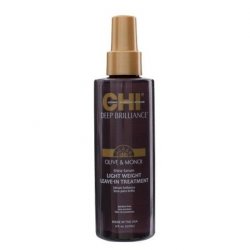 Chi Deep Brilliance Olive &amp Monoi Shine Serum Light Weight Leave-In Treatment 15ml