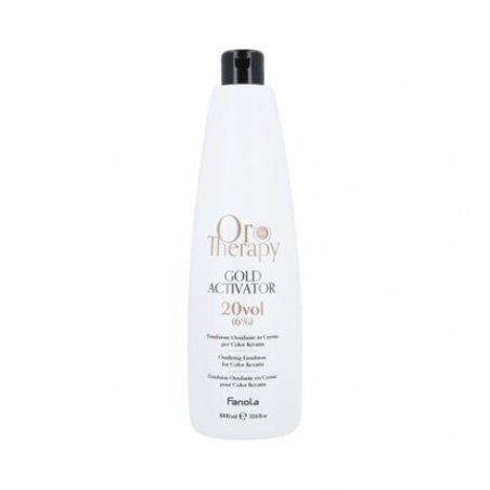 Oro Therapy Gold Activator - Oxidizing Emulsion Cream for Color Keratin 20vol 6% 1000ml