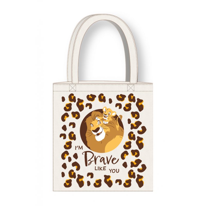 DISNEY - Roi Lion - Mufasa & Simba - Tote Bag 36x39cm