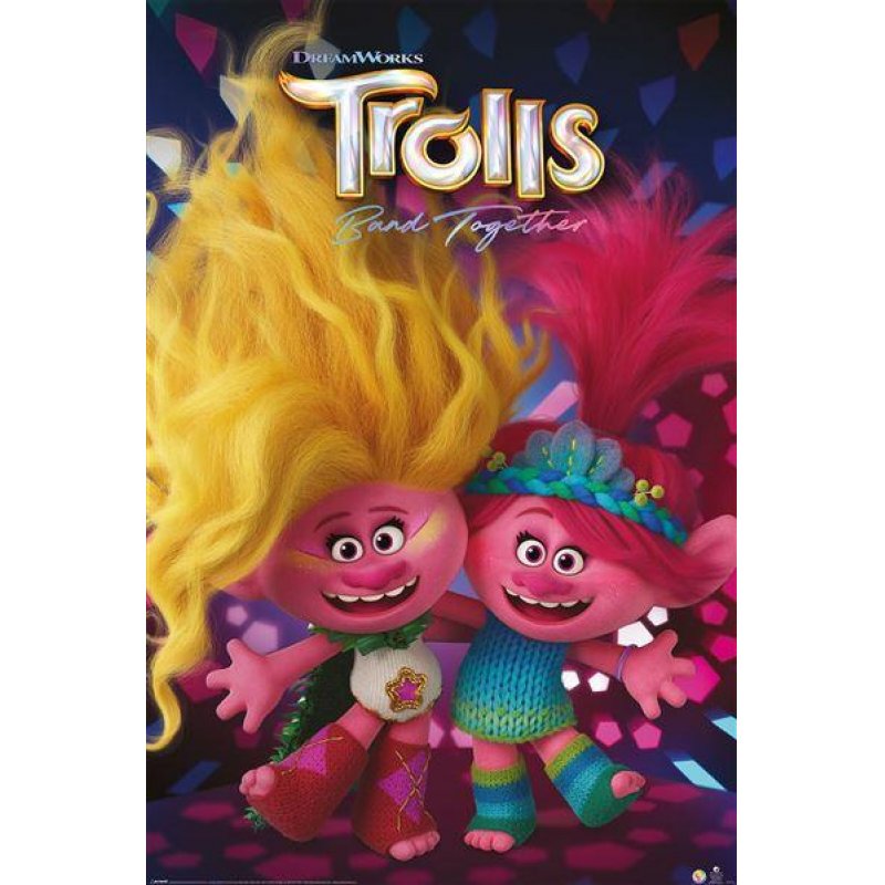 TROLLS BAND TOGETHER - Viva & Poppy - Poster 61 x 91cm