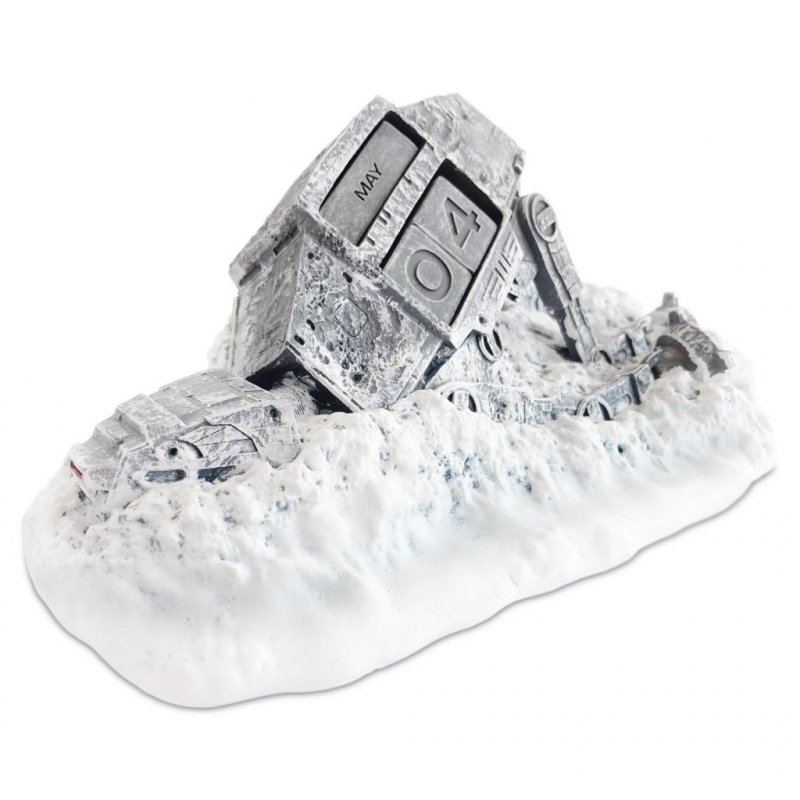 STAR WARS - At-At Down - Calendrier Perpétuel 3D en Résine