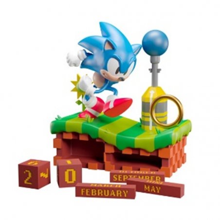 SONIC - Calendrier Perpétuel 3D en Résine