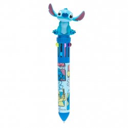 STITCH - Stylo-Bille 10 couleurs 3D