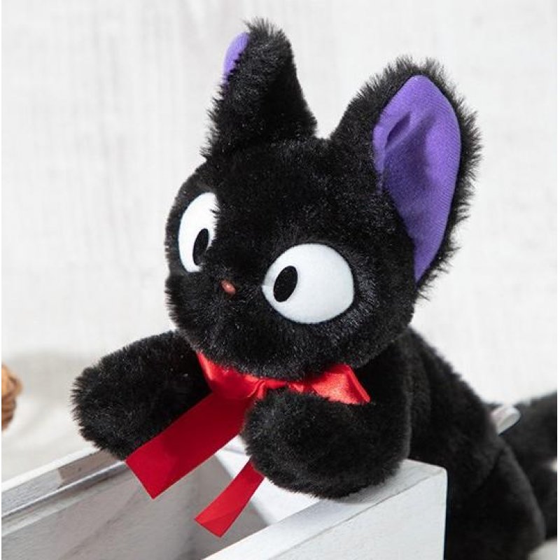 KIKI LA PETITE SORCIERE - Jiji Allongé - Peluche Nakayoshi 20x10x46cm
