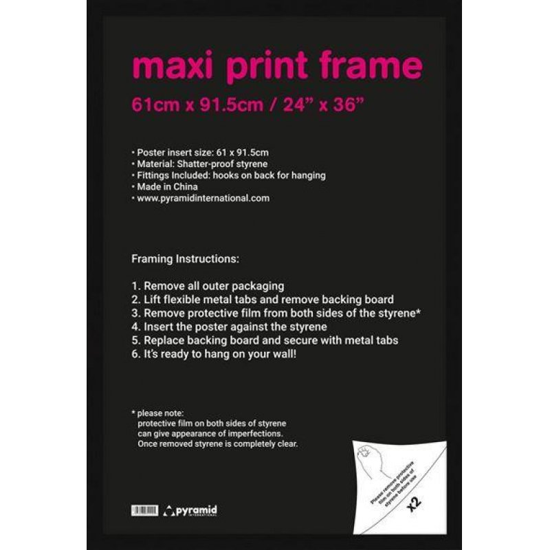 Maxi Cadre pour Poster - 61x91.5cm