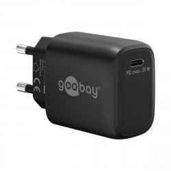 Goobay USB-C™ PD Schnellladegerät (20 W) schwarz