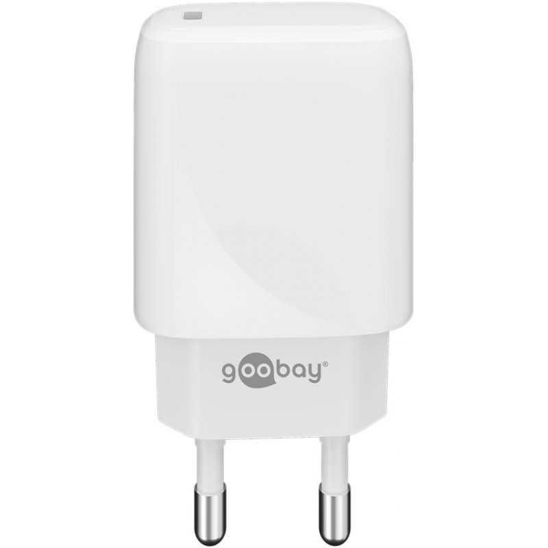 Goobay USB-C™ PD Schnellladegerät (20 W) weiß