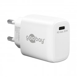Goobay USB-C™ PD Schnellladegerät (25 W) weiß