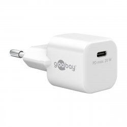 Goobay USB-C™ PD Schnellladegerät Nano (20 W) weiß