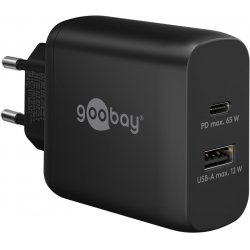 Goobay 65409 chargeur d'appareils mobiles Téléphone portable, Ordinateur portable Noir Secteur Intérieure