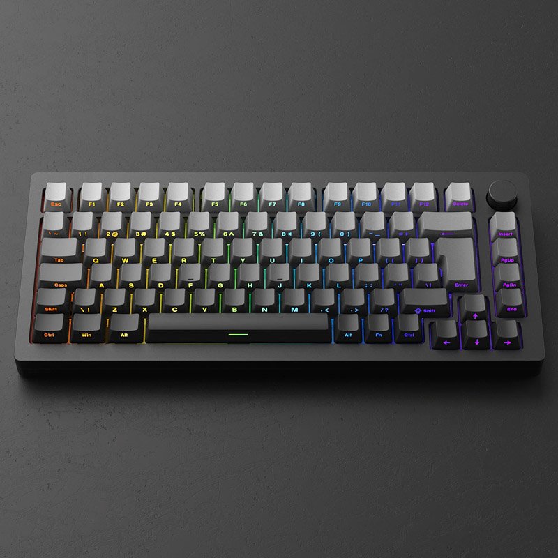 AKKO x Monsgeek M1W SP Grey&Black Gaming Tastatur (ISO)