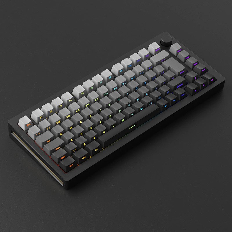 STOCK4 - AKKO x Monsgeek M1W SP Grey&Black Gaming Tastatur (ISO)