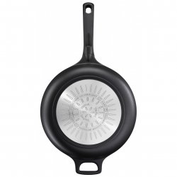 Schmorpfanne Trattoria Pro, Ø 28cm (schwarz, mit Glasdeckel)