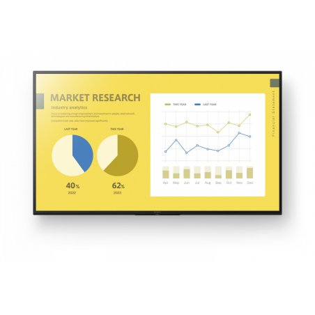 Sony FW-55EZ20L affichage de messages Panneau plat de signalisation numérique 139,7 cm (55") LED Wifi 350 cd/m² 4K