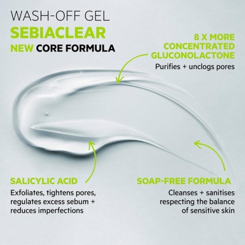 SEBIACLEAR GEL MOUSSANT 400ML