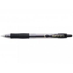 Pilot Gelroller G-2 0.7 Stylos rétractables à encre gel Moyen Noir