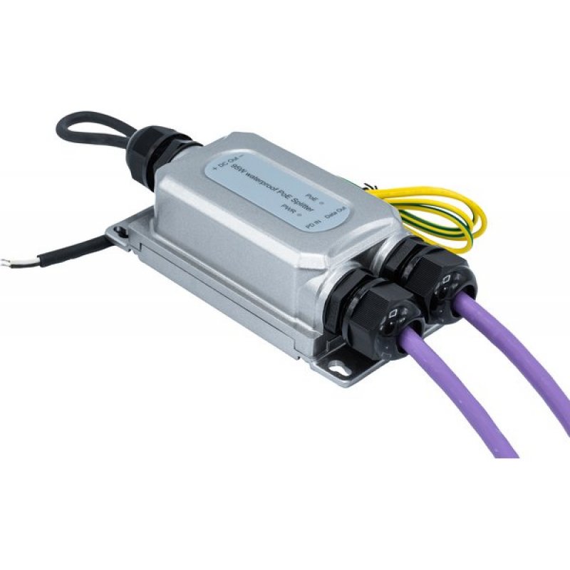 95W High-Power Waterproof PoE Splitter RJ45/12V-5Amp