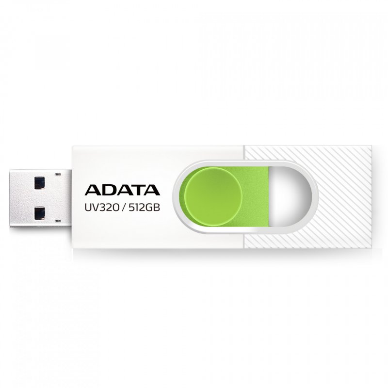 ADATA UV320 lecteur USB flash 512 Go USB Type-A 3.2 Gen 1 (3.1 Gen 1) Vert, Blanc
