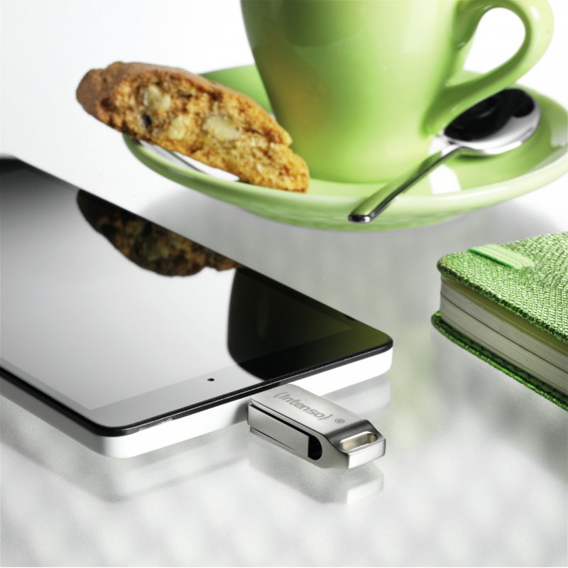 cMOBILE LINE 128 GB (silber, USB-A 3.2 Gen 1, USB-C 3.2 Gen 1)