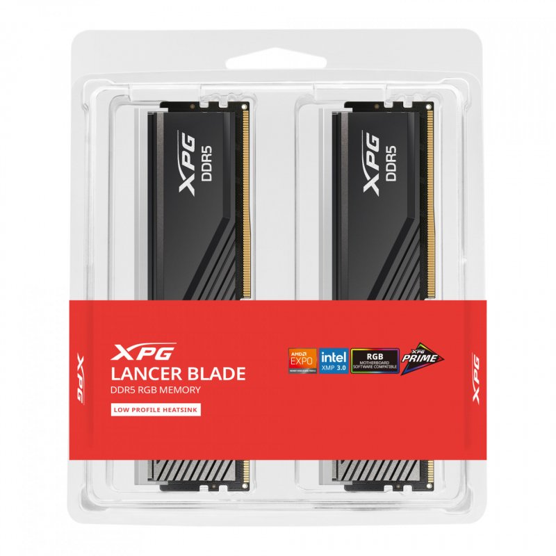 DIMM 48 GB DDR5-6000 (2x 24 GB) Dual-Kit (schwarz, AX5U6000C3024G-DTLABRBK, Lancer Blade RGB, INTEL XMP, AMD EXPO)