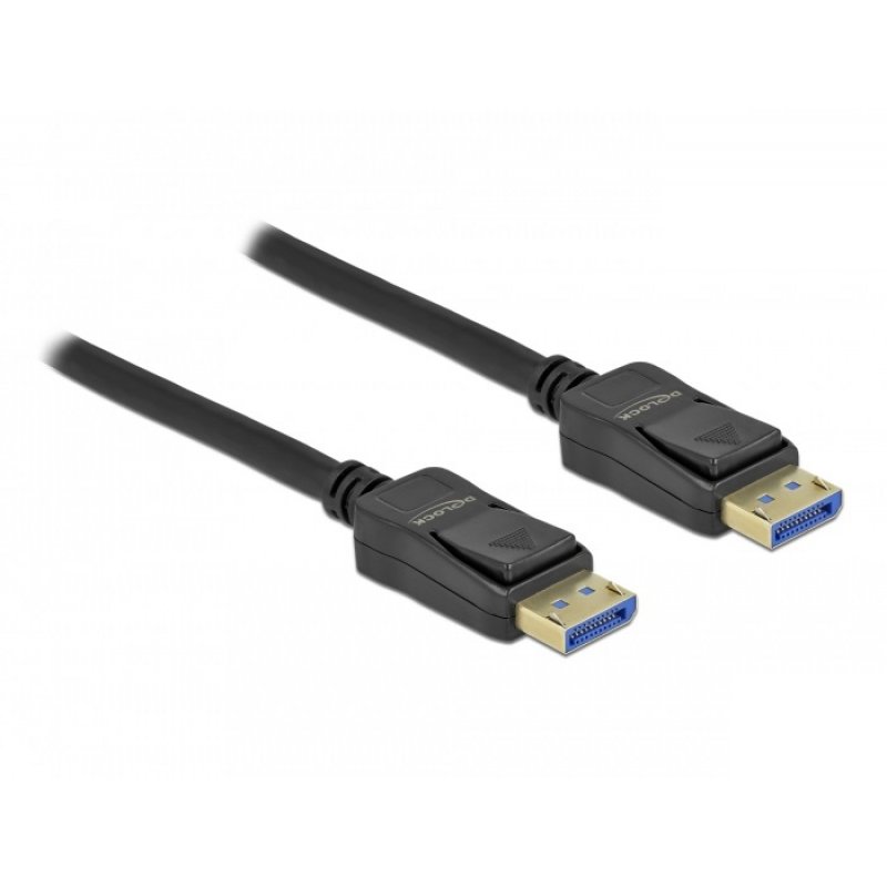 Delock DisplayPort Kabel 10K 60 Hz 54 Gbps Kunststoffgehäuse 3 m