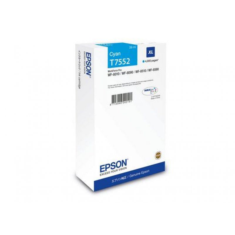 Epson C13T75524N ink cartridge 1 pc(s) Compatible High (XL) Yield Cyan