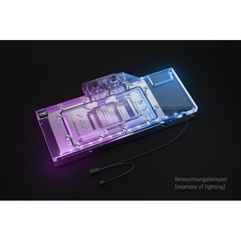 Alphacool Eisblock Aurora Radeon RX 7800 XT Reference mit Backplate