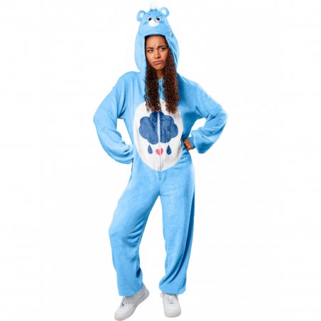Rubies - Care Bears – Grumpy Bear Adult Onesie (Size S)