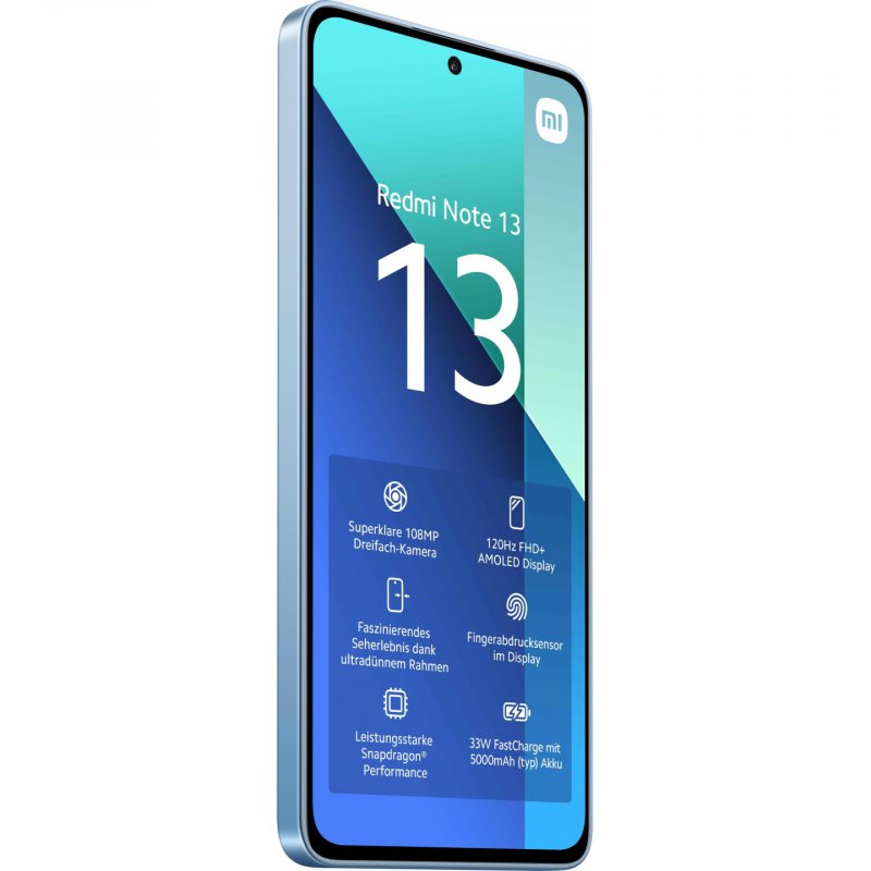 Xiaomi Redmi Note 13 16.9 cm (6.67") Dual SIM Android 13 4G USB Type-C 6 GB 128 GB 5000 mAh Blue